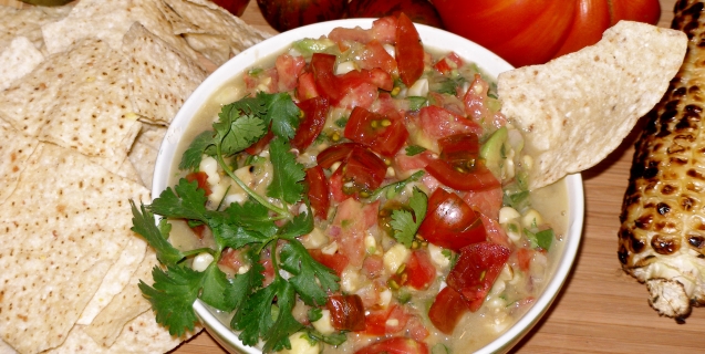 Fresh Heirloom Tomato Salsa